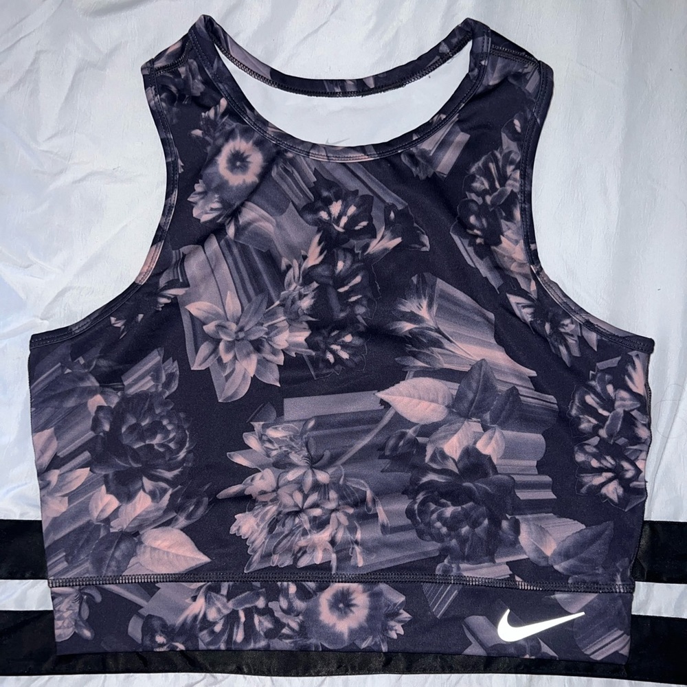 Floral Nike top/bra